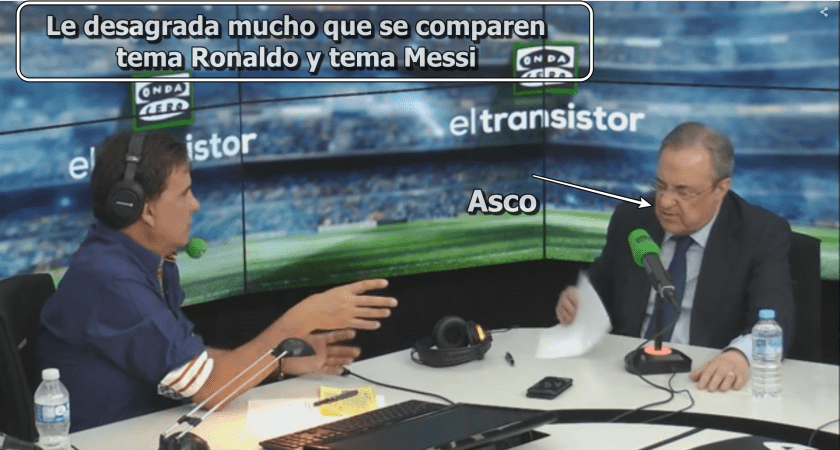 asco - cuando se compara el tema Ronaldo y Messi